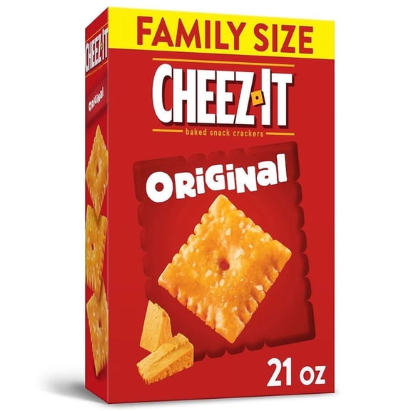 Cheez-It Cheese Crackers Original 21.0 oz Pack of 2