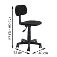 thumbnail image 4 of Silla de Oficina Mainstays Negro 72.5 a 83 cm x 52 x 40 cm, 4 of 4