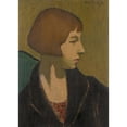 thumbnail image 2 of Raymond McIntyre 11x14 Gold Ornate Wood Frame and Double Matted Museum Art Print Titled - Woman in Black Jacket (circa 1917), 2 of 4