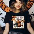 thumbnail image 3 of Touchdown Season T-Shirt | Fall Football Coffee and Bow Game Day Tee, Natural, Size M, 3 of 6