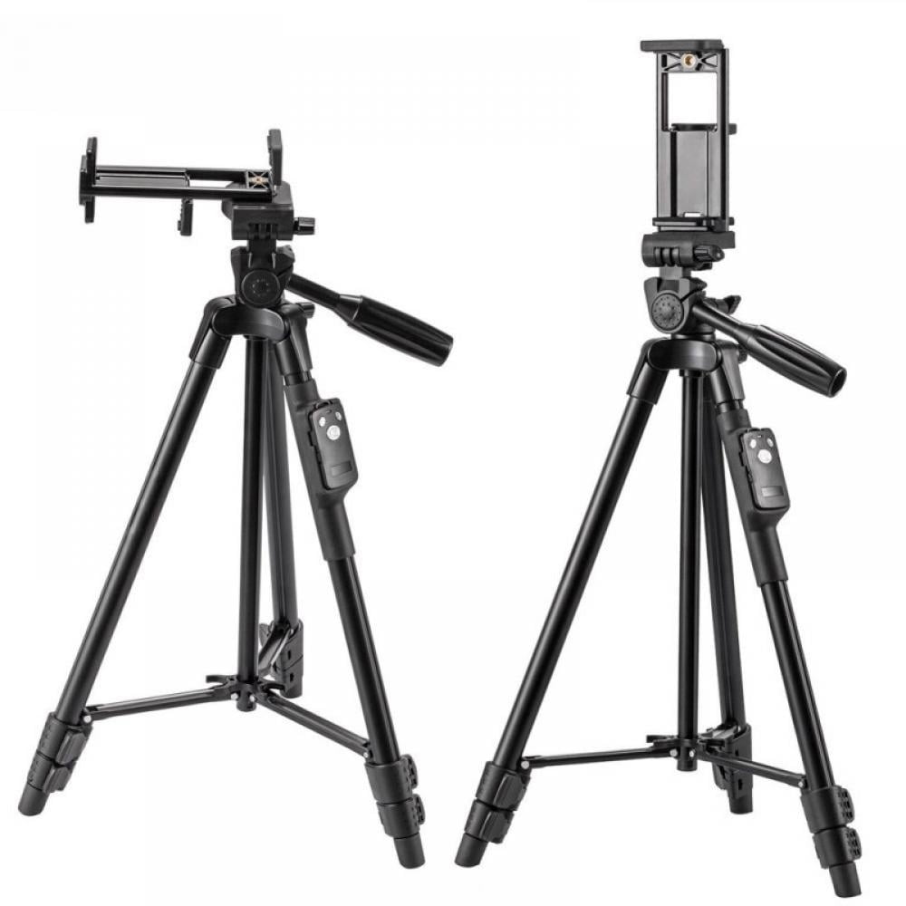 2 in 1 Tablet Phone Tripod Mount Quick Swivel Tilt Adjustable 360 Rotating Holder Compatible