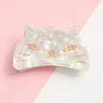 thumbnail image 4 of Pinza Para El Pelo, Horquilla De Acetato Con Forma De Gato Encantador, Pasadores Compactos Elegantes, Accesorios De Peinado, Regalo Perfecto Para Mujer Y Niña N.° 1 seitruly AP006951-01, 4 of 5