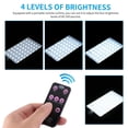 thumbnail image 3 of Lámpara De Pared Solar Con 3 Modos De Trabajo Y 4 Niveles De Brillo Lámpara De Seguridad Con Sensor De Movimiento De 48 Led Ip65 A Prueba De Agua Con Control Remoto Vogacara HA013558-00, 3 of 7