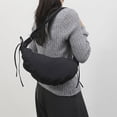 thumbnail image 2 of Women Dumplings Bag Korean Styles Shoulder Bag Simple Crossbody Bag Shopping Bag Solid Color Messengers Bag for Everyday, 2 of 9