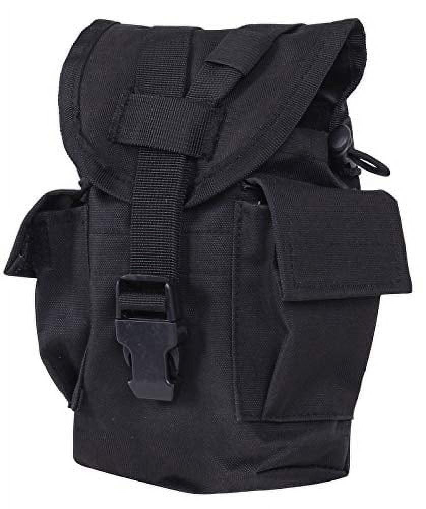 Rothco Pouch Emergency Preparedness Kits with 5-in-1 Whistle, Emergency Blanket, and More, Black