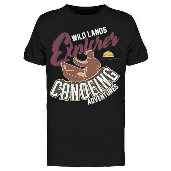 Canoeing Adventures T-Shirt Men -Image by Shutterstock, Male XX-Large