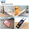 thumbnail image 2 of Adjustable Aluminum Laptop Stand Holder, Multi-Angle Foldable Notebook Stand, 2 of 6