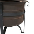 thumbnail image 6 of Sunnydaze 23" Round Wood-Burning Bronze Finish Steel Cauldron-Style Smokeless Fire Pit, 6 of 6