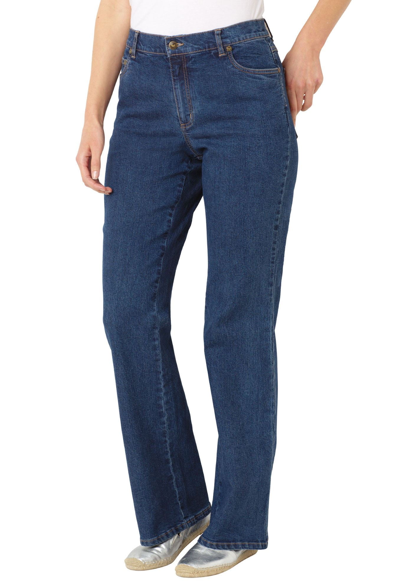 Plus Size Tall Low-rise Stretch Bootcut Jean - Walmart.com