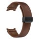 thumbnail image 1 of Compatible con Samsung Galaxy Watch 6/5/4, correa inteligente de 20 mm con hebilla magnética de silicona y cuero, 1 of 2
