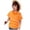CJ10_Orange, variant on Resicozy Girls Polo Shirts Cotton Uniform Short Sleeve T Shirts for Kids Collared Golf Polo Shirt 2-13 Years Red 130