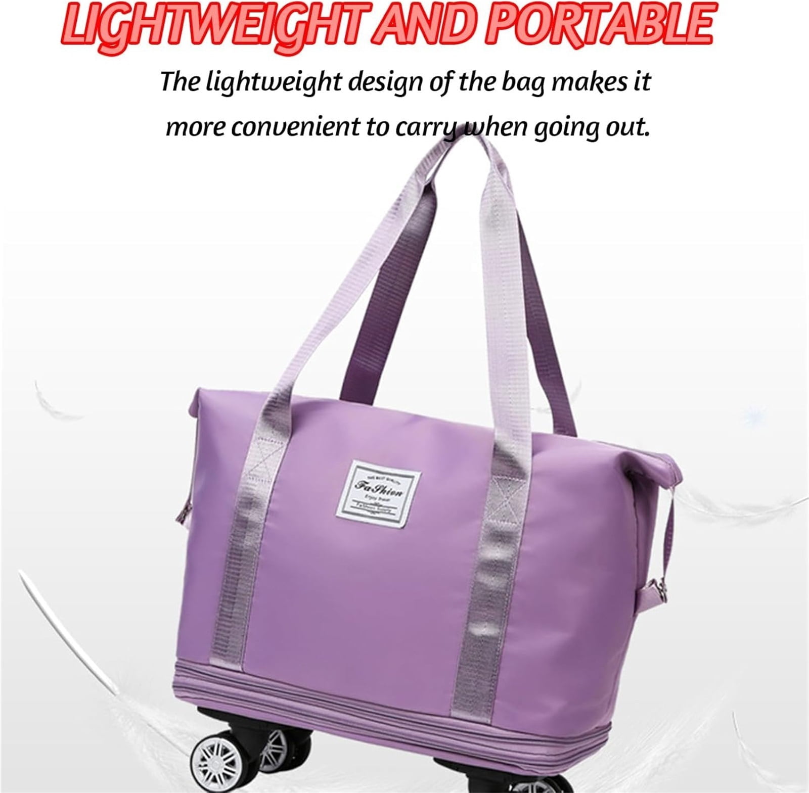 Beente Travel Bag with Wheels, Kulken Travel Bag with Wheels,  2025 Universal Wheeled Luggage for Business, Vacation & Weekend Getaways