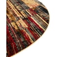 thumbnail image 6 of Unique Loom Saturn Collection Area Rug - Vue (7' 10" Round Multi/Beige), 6 of 7