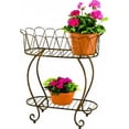 thumbnail image 2 of Deer Park D68 PL204X Metal Oval Wave Planter, 2 of 2