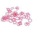 thumbnail image 1 of Unique Bargains Open Jump Rings, 8mm Colorful O-ring Connectors for DIY Crafts Jewelry Making, Carbon Steel, Pink, 100Pack, 1 of 5