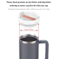 thumbnail image 4 of Tapa de vaso AESKEIA 1182 ml compatible con Stanley Quencher, 4 of 7