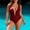 Wine, variant on YTCAMLO Cheeky Bathing Suits for Women Fashion O Ring Deep V Neck High Waisted Swim Suit Ruched One Piece Swimsuits Cut Out Beachwear, Black S