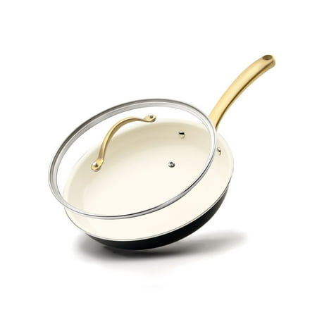 

HUPIMA 8 Small Fry Pan with Lid Nonstick Silicone Handle
