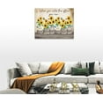 thumbnail image 2 of Farmhouse Office Wall Art Inspirational In This Office Pictures Wall Decor Motivational Teamwork Sunflower Canvas Decor Prints Painting Framed Office Artwork for Office Ready to Hang 12"x16", 2 of 6