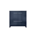 thumbnail image 2 of Navy Blue Bathroom Vanity 36" X 20" - White Quartz Countertop, Solid Wood Frame, Soft Close, Scratch And Stain , Interior Cabinet & Drawers For Storage, Faucet Ready W D Bath With Construction,, 2 of 4