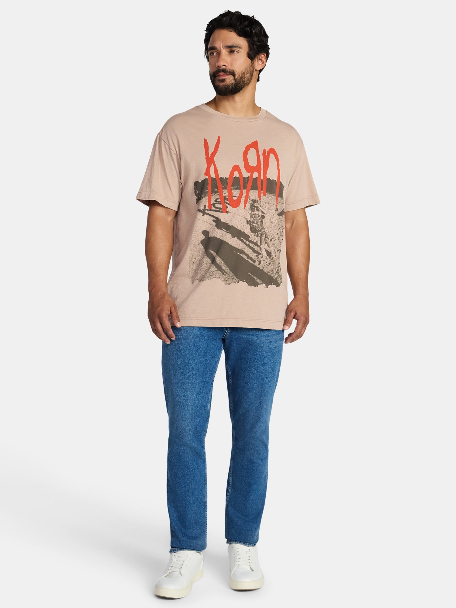 KoRn Men's and Big Men's Boxy Fit Graphic Tee, Sizes XS-5XL