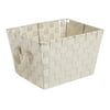 Whitmor Woven Fabric Storage Basket