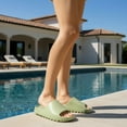 thumbnail image 5 of Ecetana Unisex Slides Sandals Soft Thick Sole Non-Slip Pillow Sandals House Slides for Women Men, 5 of 6