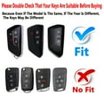 thumbnail image 2 of Yuebutor Key Fob Cover Case Compatible with VW Golf 8 ID.3 ID.4 MK4 Tarraco Ateca Skoda Octavia Accessories, 2 of 7