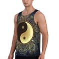 thumbnail image 2 of Pofeuu Yin And Yang Mandala Print Men's Workout Tank Tops Sleeveless Muscle Gym Shirt Quick Dry-Large, 2 of 7