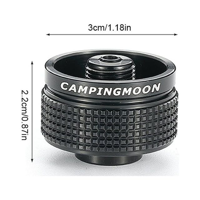 CAMPINGMOON Adapter,Propane Adapter Stove Adapter Leak-proof Portable Adapter Stove And Portable Adapter Aluminum Adapter And Portable Adapter Alloy Stove Adapter Leak-proof Aluminum Alloy Proofand
