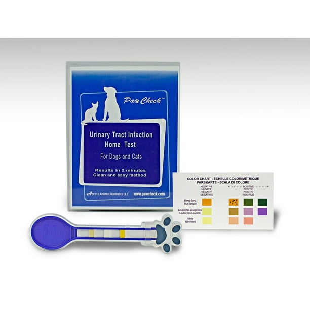 Urinary Tract Infection Home Tests (2 Each) for Dogs and Cats, Easy-to-use, clean, one-step Test Method - Rapid Results in 2 Minutes By PawCheck from USA Urinary Tract Infection Home Tests (2 Each) for Dogs and Cats, Easy-to-use, clean, one-step Test Method - Rapid Results in 2 Minutes By PawCheck from USA