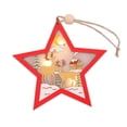 thumbnail image 1 of Matsuzay Mini adorno de de Navidad Santa Claus colgante con ventana decoración de pared hogar rústico Año Nuevo decoración de arte Kits de decoración para fiestas Estrella Matsuzay HA009996-01, 1 of 6