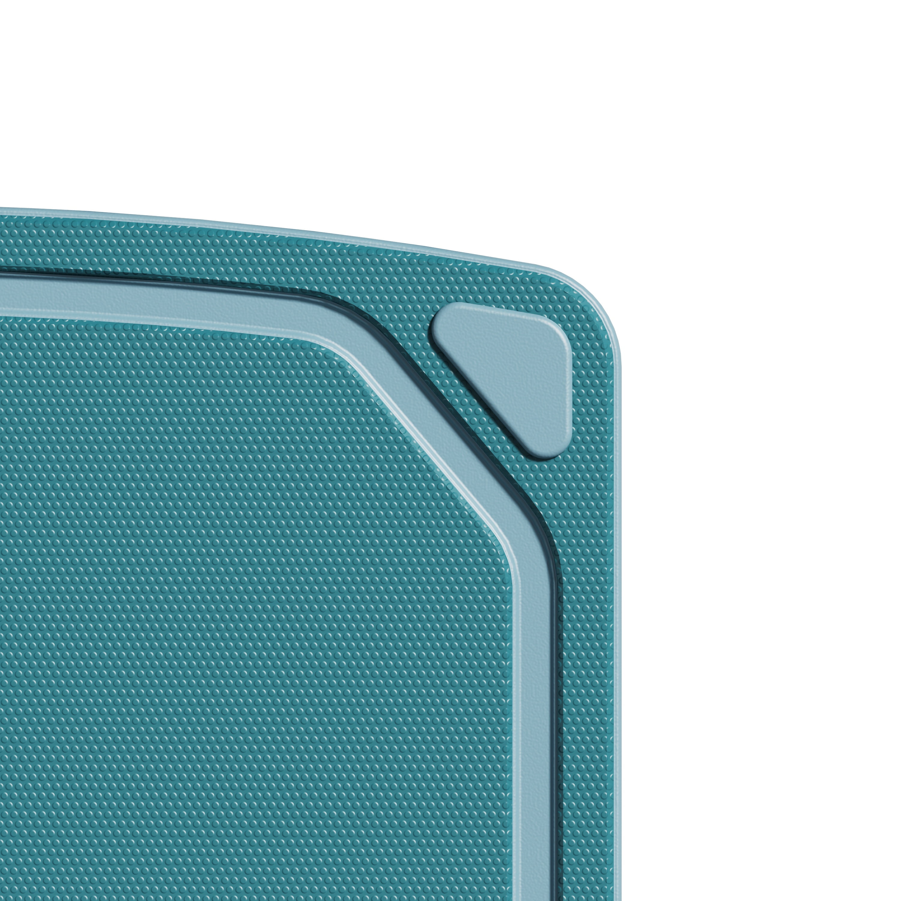 Mainstays 2 Pieces 8.5” x 11” and 10” x 14” Non-Slip Recycled Poly Cutting Board,  Blue Color