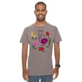 thumbnail image 2 of Novelty Tshirts for Women - Unisex Vintage Crewneck Tee - Nature Flowers Shirt, 2 of 4