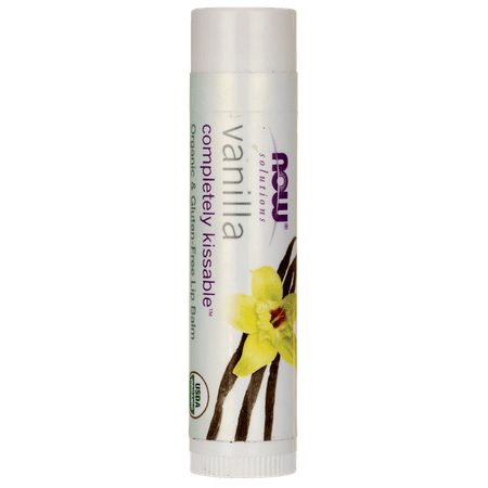 NOW Foods Completely Kissable Lip Balm - Vanilla 0.15 oz Balm