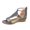 Gray, variant on Samickarr Summer Sandals For Women Indoor And Outdoor Wide Summer Womens Open Toe Platform Casual Shoes Solid Color Zipper Wedges Sandals