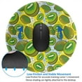 thumbnail image 4 of Disketp Watercolor Kiwi Fruits Summer Small Mouse Pad 7.9x7.9 Inches,Washable Round Mousepad For Office Laptop Computer,Non-Slip Rubber Base Mouse Pads For Wireless Mouse, 4 of 9