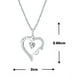 thumbnail image 3 of Joyería para el día de la madre, collar con colgante de corazón de plata 925, te amo, mamá, regalos de cumpleaños para mamá, joyas con piedras natales para mujer Sincero Electrónica, 3 of 5