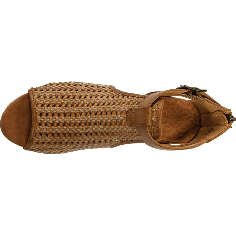 Women s Bare Traps Reatha Open Toe Shootie Auburn Polyurethane 6.5