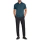 thumbnail image 2 of CAMISAS DE NEGOCIO DE MANGA CORTA DE COLOR SÓLIDO PARA HOMBRES CON CUELLO PUNTA Y BOTONES INSPIRADORAS 2XL VERDE OSCURO, 2 of 5