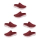 thumbnail image 4 of Toboganes de malla Sonducket 1 par de sandalias de tacón plano diseño simple verano, 4 of 6