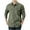 Army Green, variant on JURANMO Sales of The Day Clearance Long Sleeve Shirts for Men Regular Fit Casual Work Blouse Button Down Cargo Shirts Lightweight Jackets Overshirt with Pockets White L