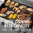 thumbnail image 4 of Royal Gourmet GA6406W 6-Burner BBQ Gas Grill, with Sear Burner and Side Burner, Cabinet Style Grill, 74,000 BTU, White, 4 of 10
