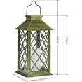 thumbnail image 2 of Set of 2 Solar Lanterns with Candle Effect Solar Lights Outdoor Garden Decor Solar Candle Lantern.[Energy Class A+++], 2 of 5