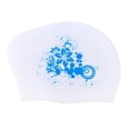thumbnail image 1 of 2x Sombreros de natación de silicona para piscina para adultos unisex Capucha de impermeable 9 colores Cola  Gorro de piscina, 1 of 8