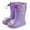 Purple, variant on Rain Boots Kids Kids Toddler Rain Boots with 3D Bunny Decorations Easy Adjust on Garden Rubber Shoes Toddler Girl Rain Boots Pink 4.5 Years-5 Years