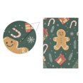 thumbnail image 5 of Yayeee Garden Flag 12" x 18" Double Sided Outdoor Yard Lawn Holiday Decorations, Brown Christmas Gingerbread, 5 of 6