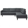 thumbnail image 4 of Modway Empress 2 Piece Upholstered Fabric Right Facing Sectional, Multiple Colors, 4 of 9