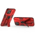 thumbnail image 2 of SaniMore for iPhone 14 6.1" 2022 Case with Hidden Bracket, Manetic Car Mount Hybird Heavy Duty Protective Tri-layer Shockproof Drop-proof Cover  For iPhone 14 6.1" 2022, Red, 2 of 7