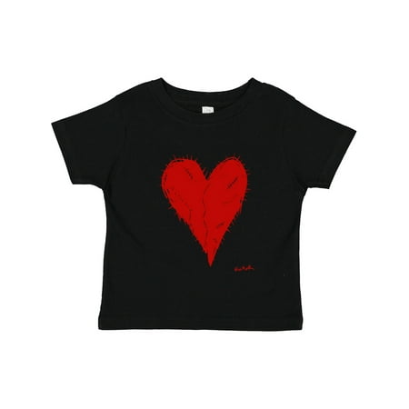 

Inktastic Red Stitched Heart Gift Toddler Boy or Toddler Girl T-Shirt